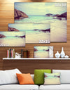 Vintage Style Seashore Thailand - Extra Large Seascape Art Canvas