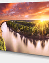 Sunset over Murray River Panorama - Extra Large Wall Art Landscape