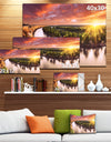 Sunset over Murray River Panorama - Extra Large Wall Art Landscape