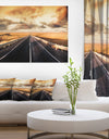 Road through Desert Panorama - Extra Large Wall Art Landscape