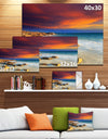 Beach with Stones on Foreground - Extra Large Seascape Art Canvas