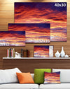 Colorful Sunset Skies with Clouds - Extra Large Wall Art Landscape