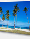 Bright and Clear Tropical Beach - Extra Large Seascape Art Canvas