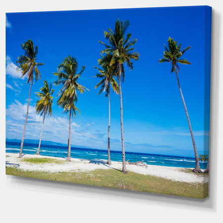 Bright and Clear Tropical Beach - Extra Large Seascape Art Canvas