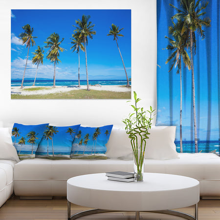 Bright and Clear Tropical Beach - Extra Large Seascape Art Canvas