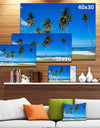 Bright and Clear Tropical Beach - Extra Large Seascape Art Canvas