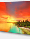 Beautiful Coastline in Philippines - Extra Large Seascape Art Canvas