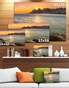 Ipanema in Rio de Janeiro Sunset - Extra Large Seascape Art Canvas