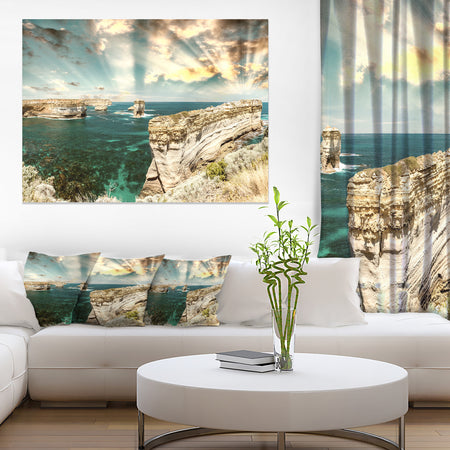 Rocks at Great Ocean Road Victoria - Extra Large Seascape Art Canvas