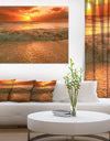 Amazing Beauty of Sun Reflection in Sea - Extra Large Seascape Art Canvas