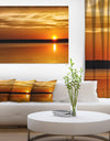 Day and Night Seascape Panorama - Modern Seashore Canvas Art