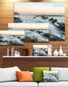 Bay or Biscay Rushing Waters - Modern Seashore Canvas Art