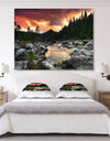 Rocky Mountain River at Sunset - Extra Large Wall Art Landscape