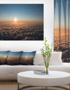 Sunset above the Dark Clouds - Oversized Beach Canvas Artwork