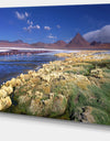 Colorada Lagoon and Pabellon Volcano - Oversized Beach Canvas Artwork