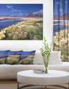 Colorada Lagoon and Pabellon Volcano - Oversized Beach Canvas Artwork