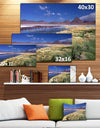 Colorada Lagoon and Pabellon Volcano - Oversized Beach Canvas Artwork