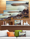 Little Lagoon with Fishermen Africa - Extra Large Seashore Canvas Art