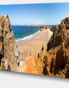 Rocky Bay Portugal Panorama - Landscape Wall Art Canvas Print