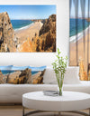 Rocky Bay Portugal Panorama - Landscape Wall Art Canvas Print