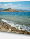 Small Isle Turkey Panorama - Extra Large Seashore Canvas Art