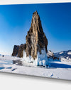 Winter Lake Baikal Panorama - Extra Large Seashore Canvas Art