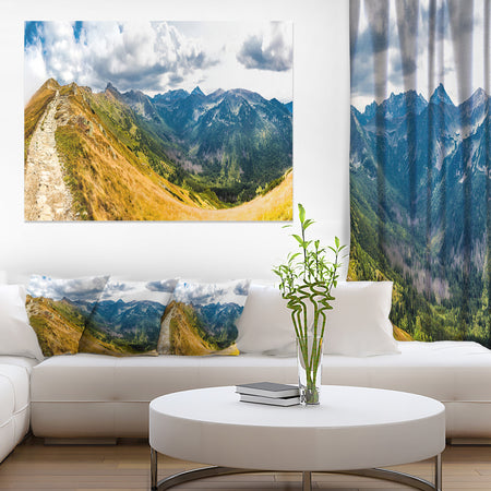 Low Tatras Hike Panorama - Landscape Wall Art Canvas Print
