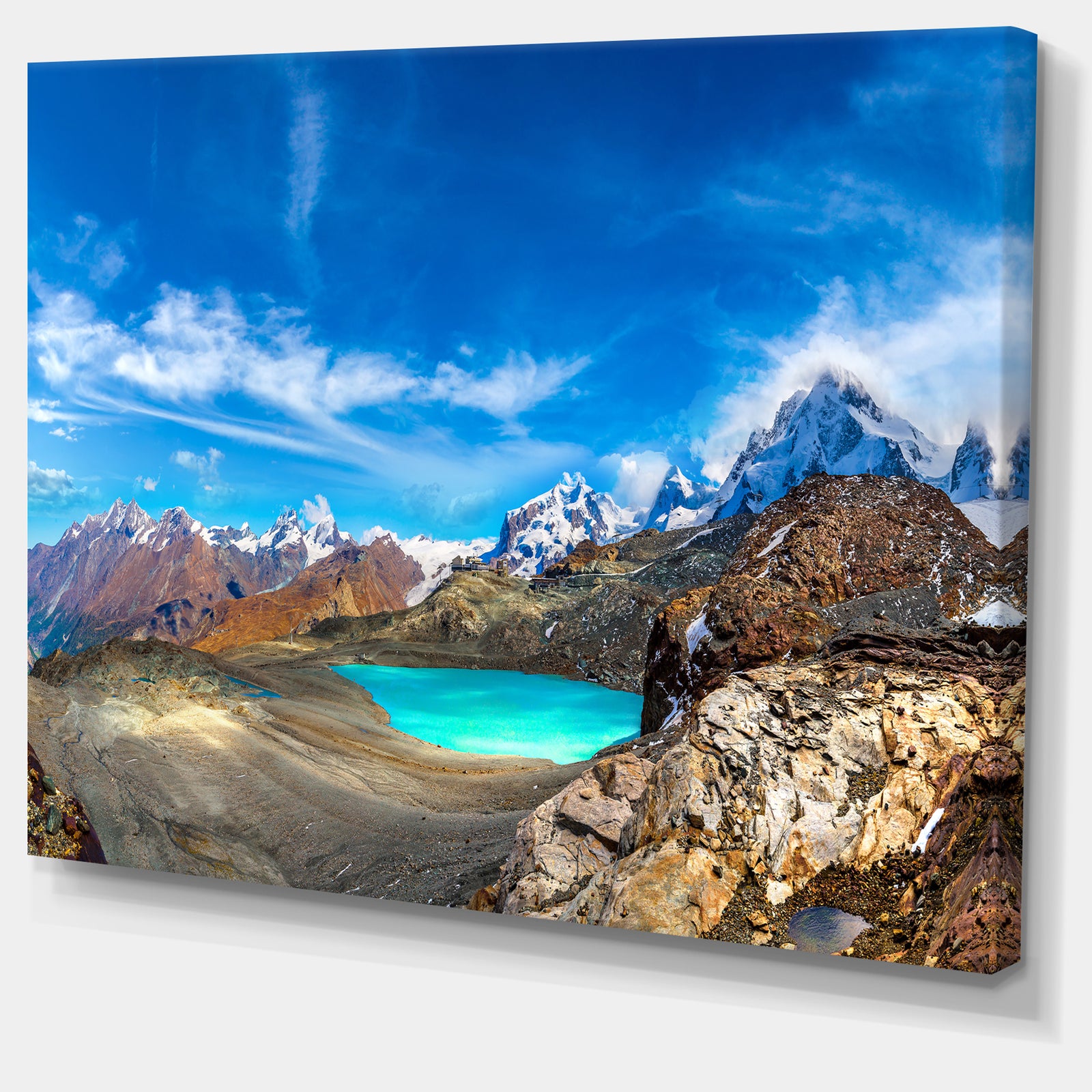 Enchanting Swiss Alps Mountains - Landscape Wall Art Canvas Print