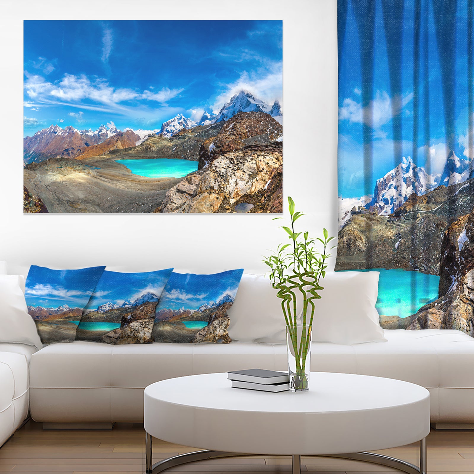Enchanting Swiss Alps Mountains - Landscape Wall Art Canvas Print