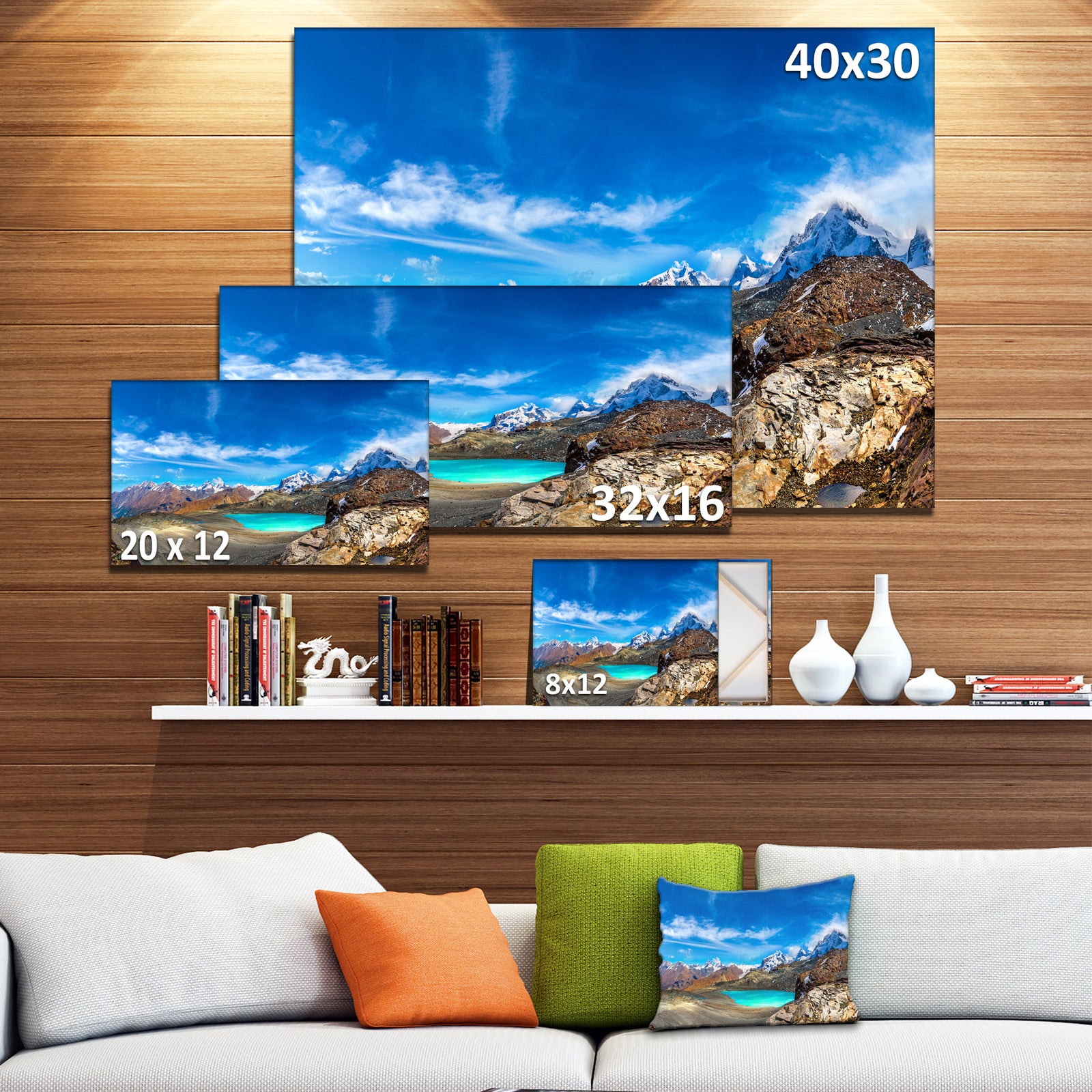 Enchanting Swiss Alps Mountains - Landscape Wall Art Canvas Print
