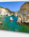 Turquoise Water Beach Panorama - Extra Large Seashore Canvas Art