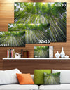 Bamboo forest of Kyoto Japan. - Forest Canvas Wall Art Print