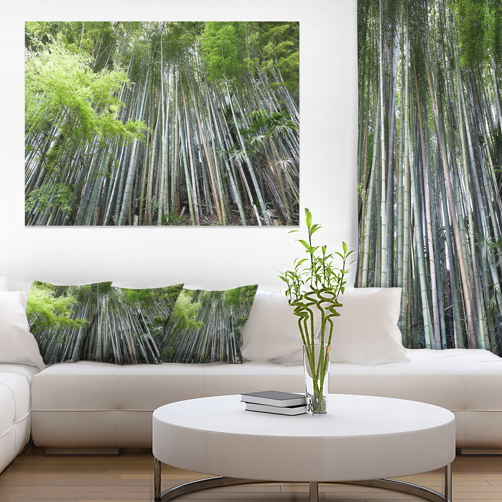 Dense Bamboo Forest of Japan - Forest Canvas Wall Art Print