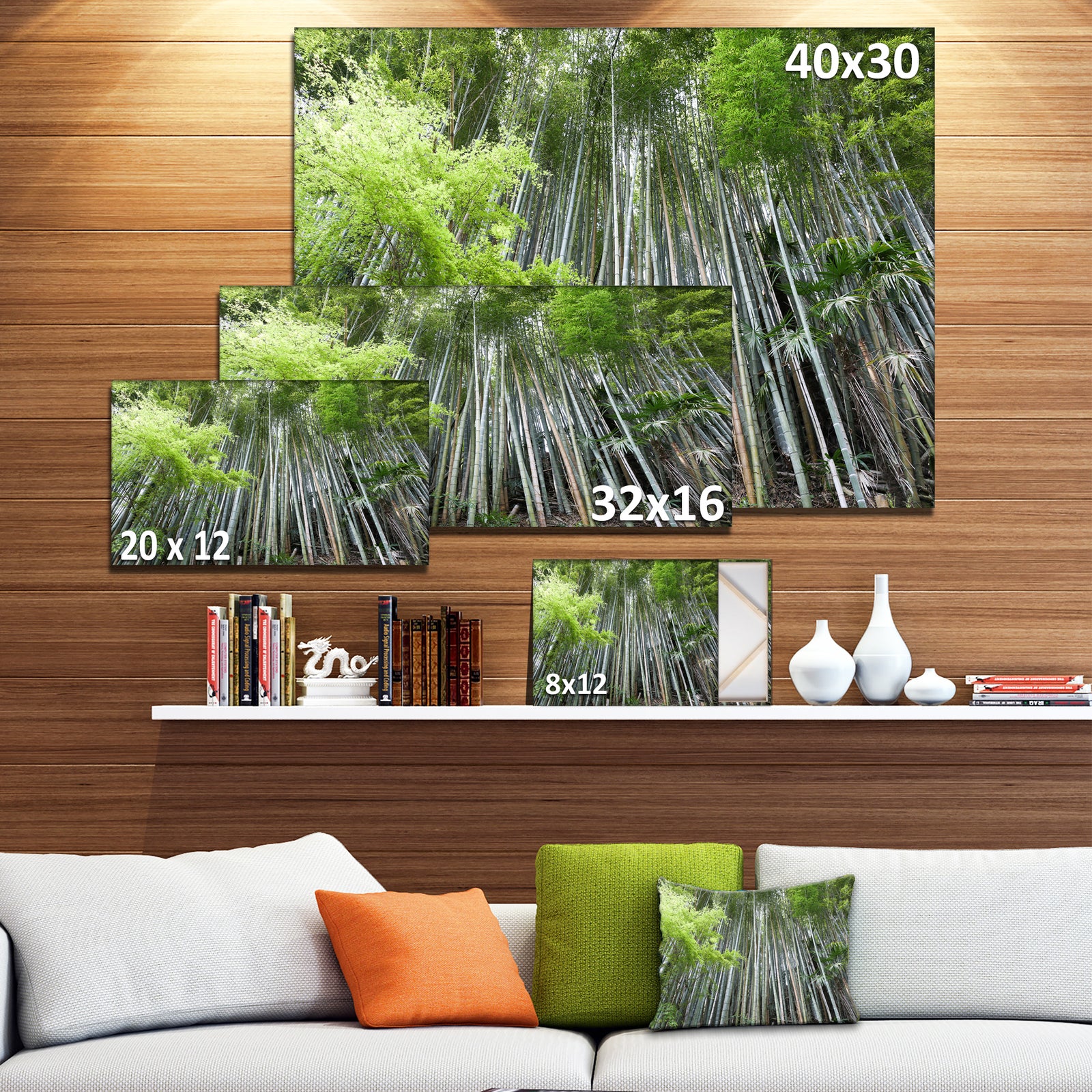 Dense Bamboo Forest of Japan - Forest Canvas Wall Art Print