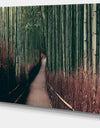 Bamboo Grove in Arashiyama Panorama - Oversized Forest Canvas Art