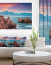 Sunrise on Barbor Milazzo Panorama - Landscape Print Wall Artwork