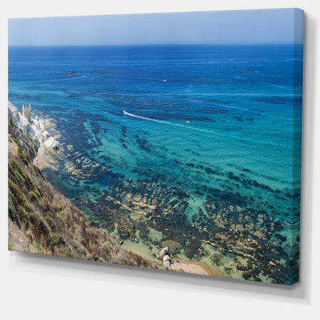 White Tip Agrigento in Sicily Italy - Landscape Print Wall Artwork