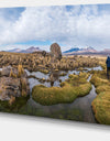 Bolivia Volcanoes Panoramic View - Landscape Print Wall Artwork