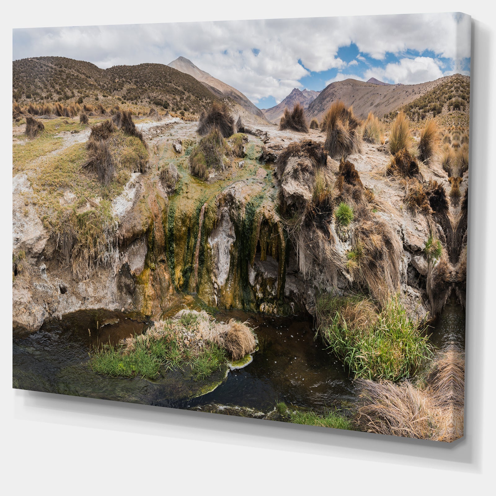 Fumaroles Altipano Geothermal Area - Landscape Print Wall Artwork