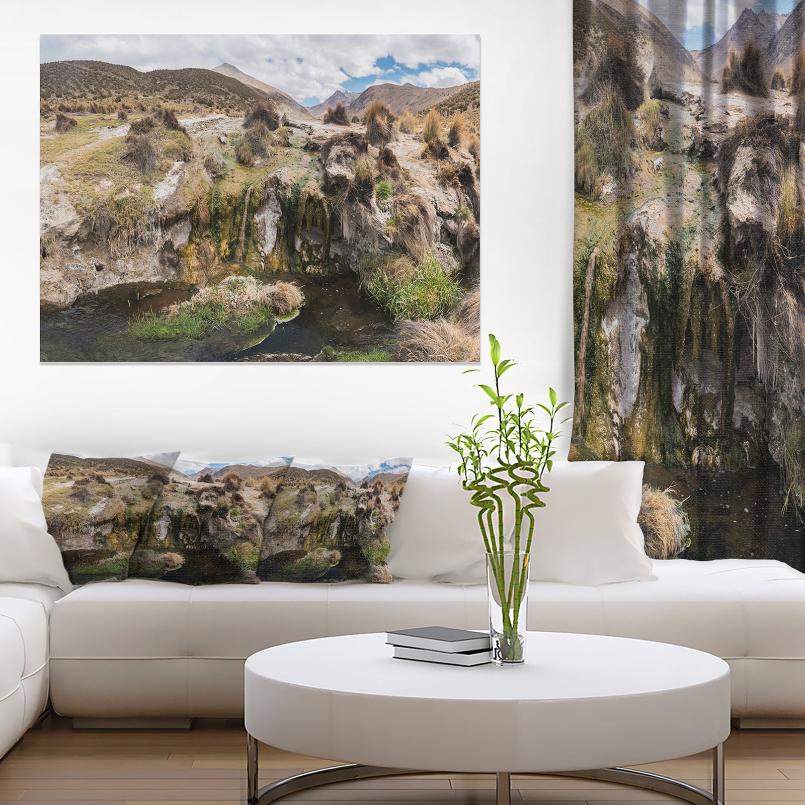Fumaroles Altipano Geothermal Area - Landscape Print Wall Artwork