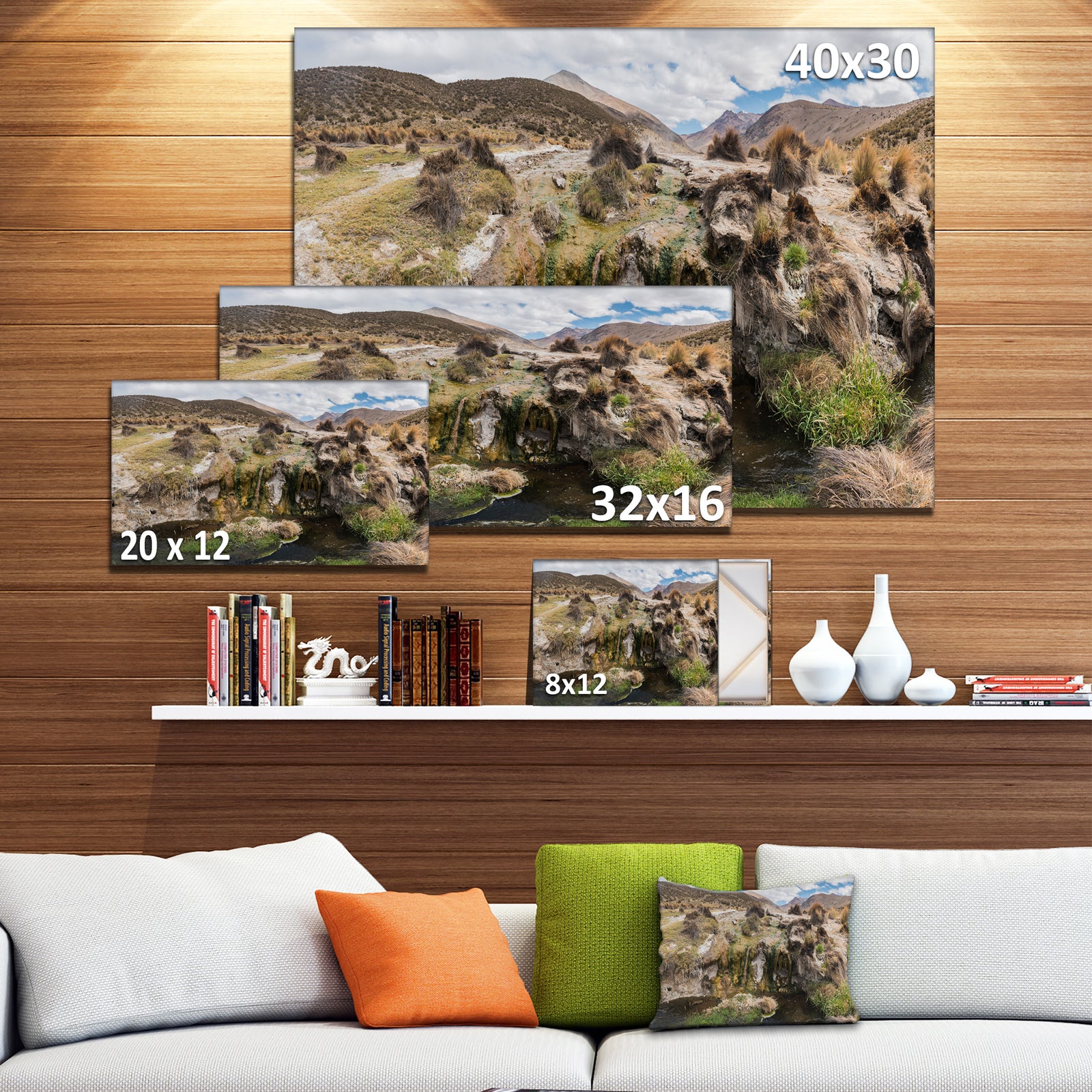 Fumaroles Altipano Geothermal Area - Landscape Print Wall Artwork