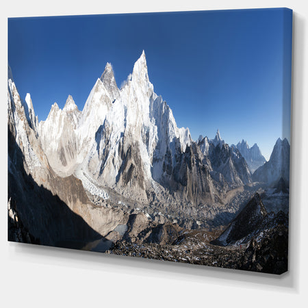 Mount Everest Glacier Panorama - Landscape Print Wall Artwork