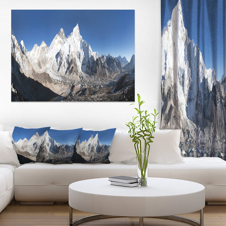 Mount Everest Glacier Panorama - Landscape Print Wall Artwork