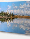 Hala Sulttan Tekke in Cyprus Panorama - Extra Large Seashore Canvas Art