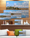 Hala Sulttan Tekke in Cyprus Panorama - Extra Large Seashore Canvas Art