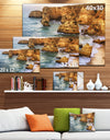 Golden Rocks and Beach at Algarve - Extra Large Seashore Canvas Art