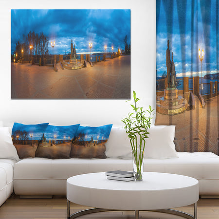Monument to Armories Panorama - Landscape Print Wall Artwork
