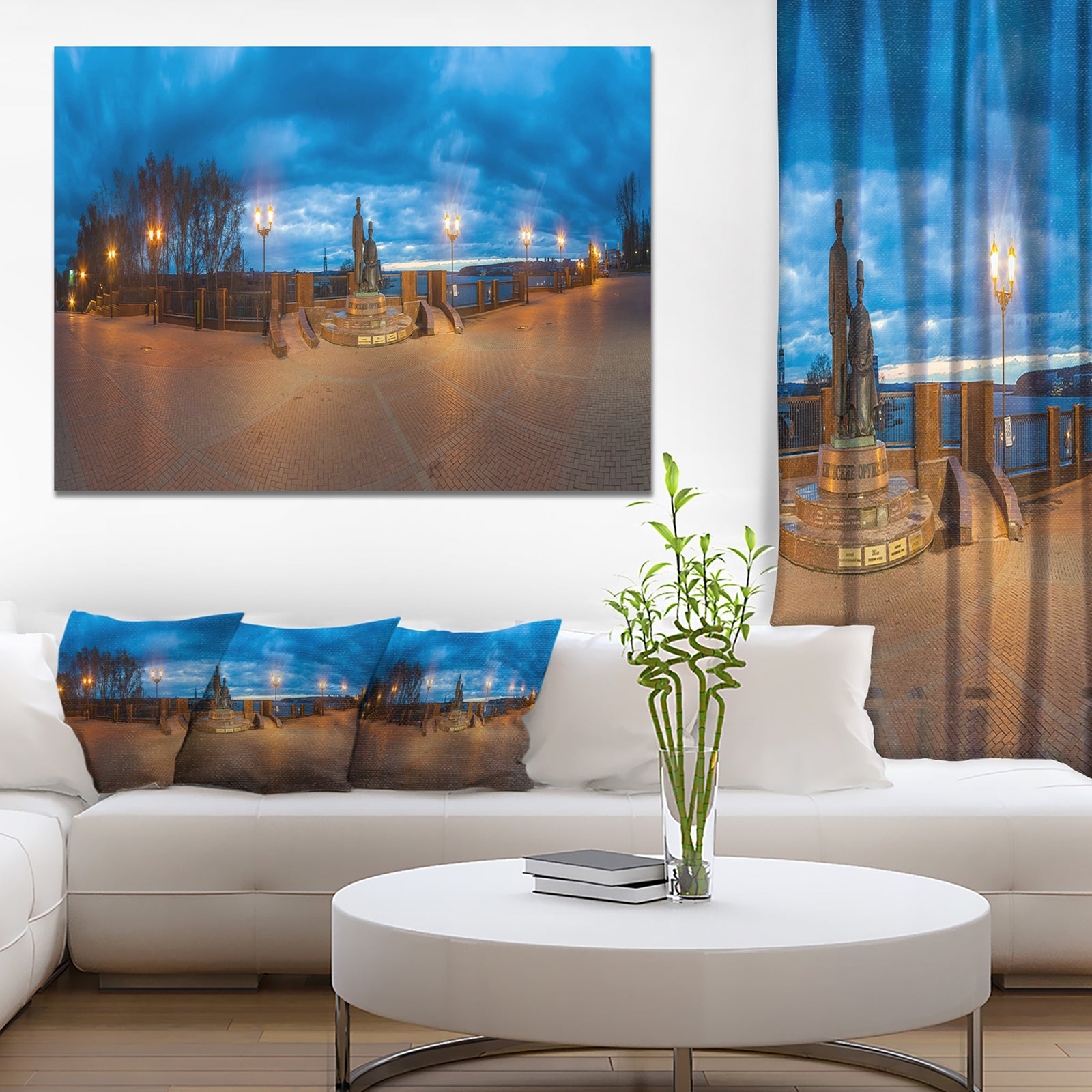 Monument to Armories Panorama - Landscape Print Wall Artwork