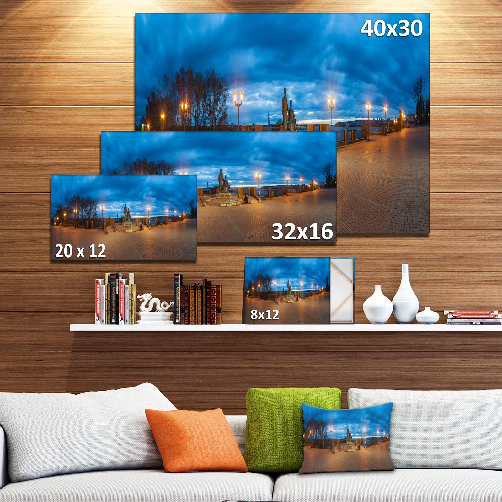 Monument to Armories Panorama - Landscape Print Wall Artwork