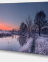 Frosty Fall Morning Panorama - Landscape Print Wall Artwork